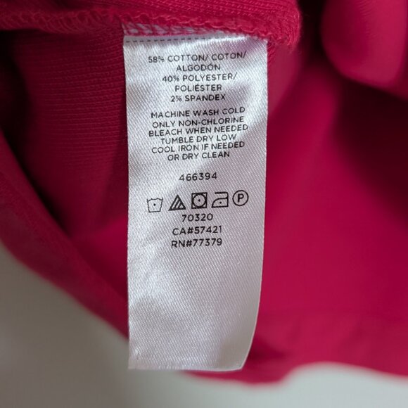 ANN TAYLOR Sleeveless Pleated Red Top With Zipper Women's Size M - Picture 4 of 5